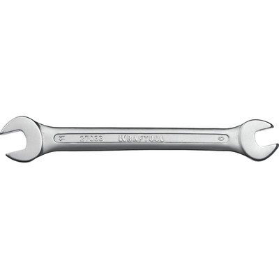 Ключ гаечный рожковый KRAFTOOL 27033-09-11, Cr-v, хромированный, 9 х 11 мм
