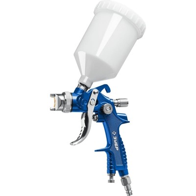Краскопульт ЗУБР PRO, пневматический, профессиональный, HVLP, c верхним бачком, 1.7 мм