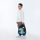 Рюкзак детский на молнии «Выбражулька», цвет тёмно-синий/чёрный - фото 28511331