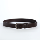 Ремень мужской, ширина 4 см, винт, пряжка металл, цвет коричневый - фото 25455417