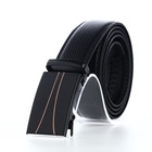 Ремень мужской, ширина 3.5 см, пряжка автомат, чёрный - Фото 2