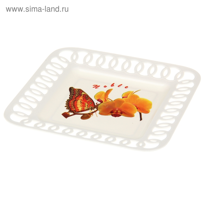 Тарелка «Кубань», 18×18×1,2 см, цвет МИКС - Фото 1