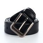 Ремень мужской, 120×3.5 см, винт, пряжка металл, чёрный - Фото 3
