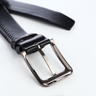 Ремень мужской, 120×3.5 см, винт, пряжка металл, чёрный - Фото 5