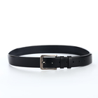 Ремень мужской, ширина 3,5 см, винт, пряжка металл, цвет чёрный - фото 25516052