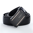 Ремень мужской, ширина 3.5 см, пряжка автомат, чёрный - Фото 3