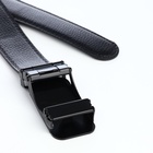 Ремень мужской, ширина 3.5 см, пряжка автомат, чёрный - Фото 5