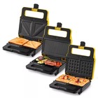 Мультипекарь Kitfort КТ-3610-3, 800 Вт, венские вафли/гриль/сэндвичи, чёрно-жёлтый 10422555 - фото 16465737