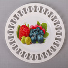 Тарелка кружевная квадратная «Кубань», 20 см, цвет МИКС - Фото 3