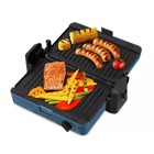 Мультипекарь Kitfort КТ-3627, 1200 Вт, венские вафли/гриль/сэндвичи, синий 10661072 - фото 16465787