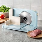 Ломтерезка Kitfort КТ-6268, 150 Вт, толщина нарезки до 15 мм, голубая 10661084 - фото 16465882