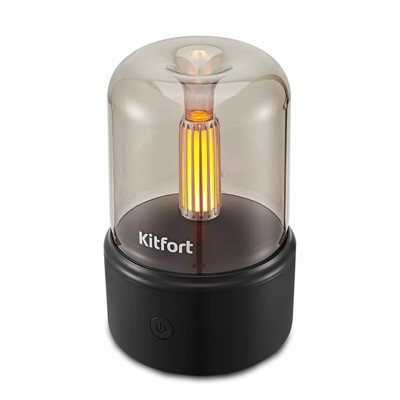 Увлажнитель воздуха Kitfort КТ-3801, ультразвуковой, 4.5 Вт, 0.12 л, ароматизация, чёрный