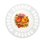 Тарелка кружевная квадратная «Кубань», 24 см, цвет МИКС - Фото 1