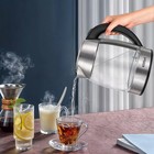 Чайный набор Kitfort КТ-6608, стекло, 1.7/1 л, 2200 Вт, регулировка t°, дисплей, чёрный - фото 25357517 Чайный набор Kitfort КТ-6608, стекло, 1.7/1 л, 2200 Вт, регулировка t°, дисплей, чёрный - фото 25357517