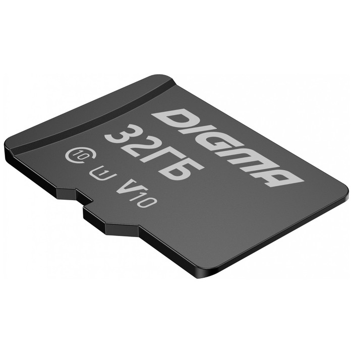 Карта памяти microSDHC 32GB Digma CARD10 V10 + adapter - Фото 1