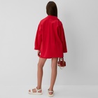 Костюм для девочки (рубашка и шорты) MINAKU, красный, рост 158-164 см - фото 25392091