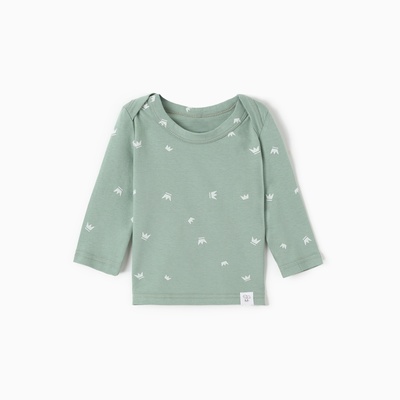 Лонгслив детский MINAKU, рост 68-74 см, оливковый