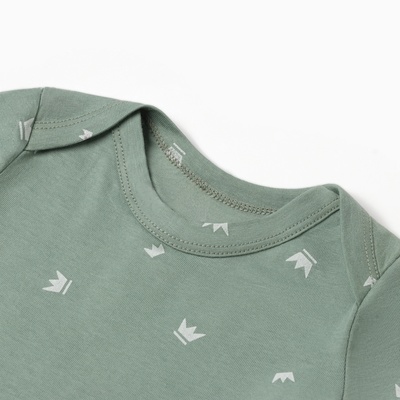 Лонгслив детский MINAKU, рост 68-74 см, оливковый