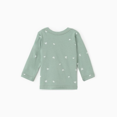 Лонгслив детский MINAKU, рост 68-74 см, оливковый