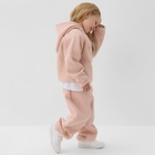 Толстовка (худи) детская MINAKU: Exclusive print, пудровая, Oversize, рост 110 см - Фото 4
