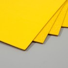 Набор глиттерного фоамирана (5 листов) 2 мм, 20х30 см, желтый (комплект 5 шт) - фото 25409832