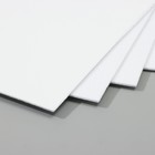 Набор глиттерного фоамирана (5 листов) 2 мм, 20х30 см, белый (комплект 2 шт) - фото 25409840