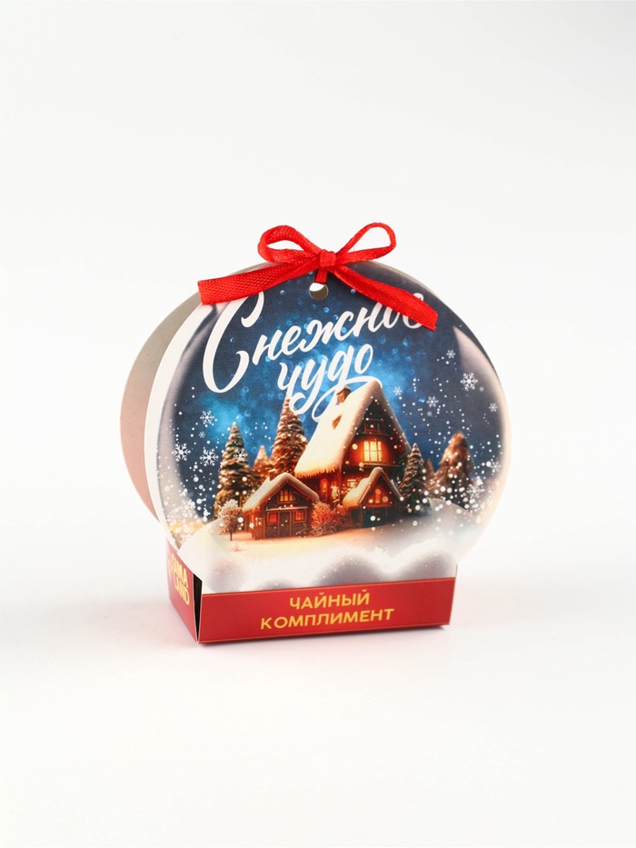 

Новый год! Чай подарочный, «Снежное чудо», ассорти, 12,6 г (7 пакетиков х 1,8 г).