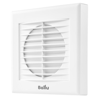 Вентилятор вытяжной Ballu BAF-EX 100, d=100 мм,12 Вт, 80 м3/час, 31 дБ, белый