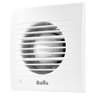 Вентилятор вытяжной Ballu BAF-FW 100, d=100 мм, 12 Вт, 110 м3/час, 31 дБ, белый - Фото 1