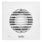 Вентилятор вытяжной Ballu BAF-FW 120, d=120 мм, 15 Вт, 190 м3/час, 33 дБ, белый - Фото 2