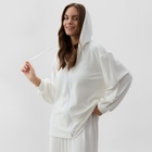 Костюм женский (толстовка и брюки) KAFTAN Plushy р. 40-42, белый 10610199 - фото 13890728