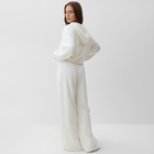 Костюм женский (толстовка и брюки) KAFTAN Plushy р. 40-42, белый 10610199 - фото 13890730