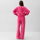 Костюм женский (толстовка и брюки) KAFTAN Plushy р. 44-46, фуксия 10610209 - фото 13290917