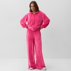 Костюм женский (толстовка и брюки) KAFTAN Plushy р. 44-46, фуксия 10610209 - фото 13290919