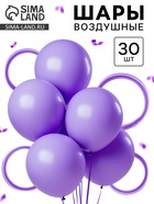 Воздушные шары латексные, набор «Фиолетовый», 30 шт. - Фото 1