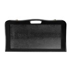 Нарды деревянные большие, 55×55 см, кожа, удав, с ручкой - Фото 1