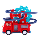 Пожарная машина «Супер отряд», автотрек, 3 утёнка, световые и звуковые эффекты, работает от батареек - Фото 4