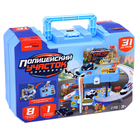 Парковка «Полицейский участок», 1 машинка, 8 дорожных знаков, 31 деталь - Фото 9