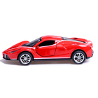 Машинка металлическая «Купе», 1:28, световые и звуковые эффекты, открываются двери, цвет красный - Фото 2