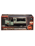 Машинка металлическая «Ретро», инерционная, 1:32, открываются двери, цвет бежевый - Фото 14