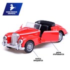 Машинка металлическая «Ретро», 1:32, инерционная, открываются двери, цвет красный - Фото 2