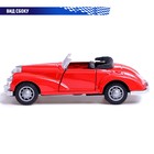 Машинка металлическая «Ретро», 1:32, инерционная, открываются двери, цвет красный - Фото 4