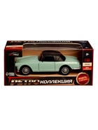 Машинка металлическая «Ретро», 1:32, инерционная, открываются двери, цвет серый 10292551