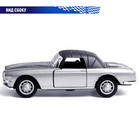 Машинка металлическая «Ретро», 1:32, инерционная, открываются двери, цвет серый - Фото 4