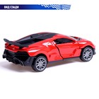 Машина металлическая «Купе», 1:36, инерционная, открываются двери, цвет красный - Фото 5