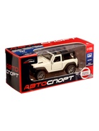 Машина металлическая «Джип», инерционная, 1:36, открываются двери, цвет оранжевый - Фото 11