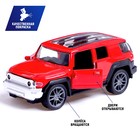 Машина металлическая «Джип», 1:36, инерционная, открываются двери, цвет красный - Фото 2