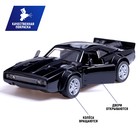 Машинка металлическая «Форсаж», 1:32, инерционная, открываются двери, цвет черный - Фото 2