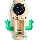 Интерактивная игрушка «Животное.Аллигатор», световые эффекты, работает от батареек, 11 деталей, цвет зелёный - Фото 5