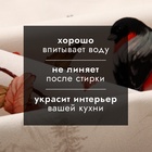 Полотенце новогоднее "Этель" "Снегири на ветках" 40х73 см, 100% хлопок, саржа 190 г/м2 - фото 25833128